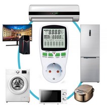 와트메타 측정 기구 전력계 디지털 지능형 빌링 소켓 에너지 미터 전압 전류 주파수 전기 모니터, US Plug