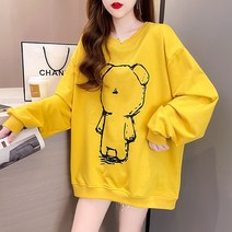포플러앤씨 로벤 곰돌이 맨투맨 티셔츠