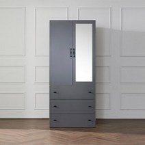 800 원룸 신혼집 높고 깊은 3단 서랍장 옷장 원룸가구 (3일이내 배송일정 전화안내), 메이플