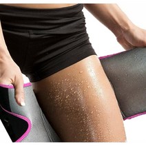 네오플랜 사우나 벨트 허벅지 슬리밍 패치 바디 다이어트 밴드 운동 살빼는법 여자뱃 남자뱃 홈트기구 레이닝, 슬리밍 허벅지  벨트 - 블랙