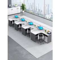 사무 가구 사무실책상 콜센터책상 고객센터 데스크, L자형 싱글