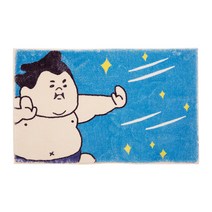 화장실발매트 욕실 바닥 매트 발 목욕 입구 문 카펫 도어 물 흡수성 미끄럼 방지 만화 캐릭터, 27. 80CM×120CM 대형 스모 소년 A