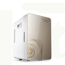 미니냉장고 소형 화장품 음료수 원룸 코카콜라 차량용 20 리터 휴대용 미니 냉장고 자동차 홈 듀얼 사용 소, 02 Champagne Gold