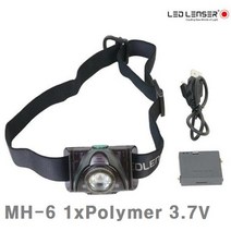 레드랜서 충전식 LED헤드라이트 MH-6 1xPolymer 3.7V 200lm (1EA)