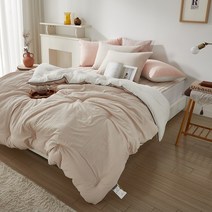 아이레홈 고밀도 마이크로화이버 알러지케어 친환경 옥수수솜 차렵이불 기숙사 침구세트