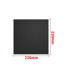 Kee Pang 3D 프린터 235x235 Ultrabase Heatbed 유리 플레이트 침대 인쇄 플랫폼 격자 유리 Creality Ender 3 5 CR10, [02] 220x220x4mm, 02 220x220x4mm