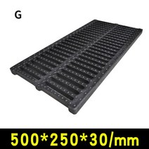 폴리머 트렌치 배수 도랑 커버 플라스틱 거터 그릴, 12G