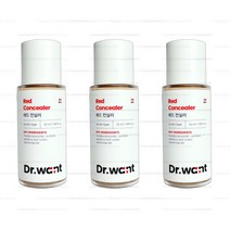 닥터원트 레드 컨실러 여드름흉터자국 다크서클 기미 잡티 홍조 32ml, 3개