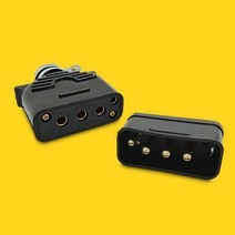 4P 지게차 플러그 컨넥터 충전잭 암놈 숫놈 30A 250V, 4P(암)
