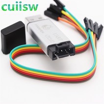 변환기 dc알루미늄 쉘 CP2102 USB 2.0 to TTL UART 모듈 5Pin 직렬 컨버터 STC FT232 교체 5v/3.3v 지원, 한개옵션0