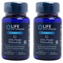 라이프익스텐션 플로라시스트 GI 리퀴드 베지테리안 캡슐, 30개입, 2개, 30정