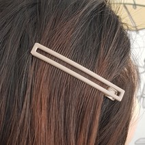 인조이박스 무광 바나나핀 단발머리핀 여자 EM80D