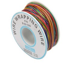 테프론 와이어 AWG30 연선 단선 래핑 랩핑 와이어 절연 난연 점퍼선 WRAPPING WIRE, 단품, 1개