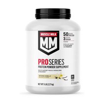 머슬밀크 프로 시리즈 프로틴 파우더 단백질 보충제 바닐라 2.27kg Muscle Milk Pro Series Protein Powder Intense Vanilla, 1개, 2. 2.27kg