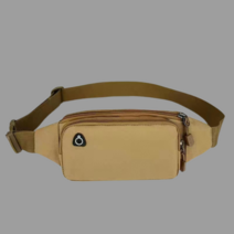 슬림 포켓 캔버스 힙색 DH7750, 베이지