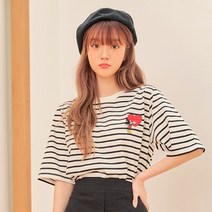 반에이크오 하트미키 스트라이프티_OB04TSME08Z
