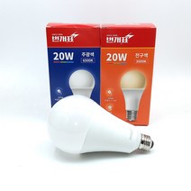 번개표 LED전구 20W / E26, 전구색, 1개