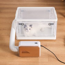 펫 드라이룸 접이식 반려동물 드라이룸 가정용 강아지 고양이 건조기 고양이 드라이 하우스, 대