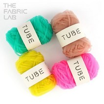 바보사랑 튜브 TUBE 11 COLOR 뜨개질 나일론 특수사 다루마.더패브릭랩, 02블루, 상세 설명 참조