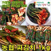 전라도 화원농협 이맑은김치 파김치 1kg 국산재료 100%