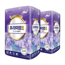 [1+1이벤트] 단골아저씨X한국펄프 프리미엄골드30M 3겹 30롤+30롤 두루마리휴지 천연펄프함유 무형광