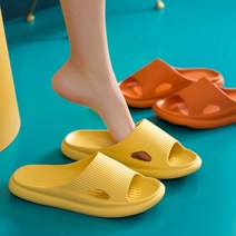 초이시스 층간소음 방지 초경량 실내화 발 편안한 거실화, 오렌지 A (230~235mm)표기38-39