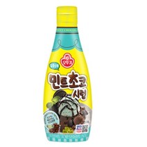 오뚜기 민트초코 시럽 220g 1개 달콤상쾌 아이스크림 빙수 초콜렛 소스, 13개