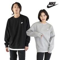 나이키 스몰로고 남자 여성 기모 맨투맨 라운드 긴팔티셔츠 12종 택일