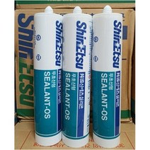 신에츠 무초산형 건축용 실리콘 SEALANT-OS [박스판매 25개입][백색 아이보리 회색 흑색]