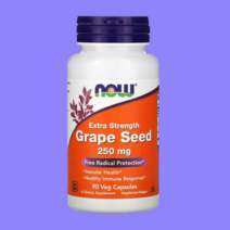 나우 푸드 포도씨 추출물 250mg 90정 베지 캡슐 폴리페놀 이산화규소 비건