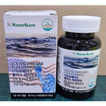 미국산 rTG 오메가3 플러스 비타민D 90캡슐, 60ml
