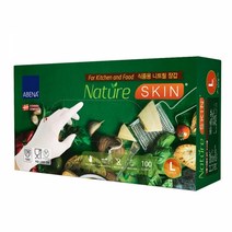 아베나 니트릴장갑 DK550KF 식품용장갑 L 100매x1팩, 단품