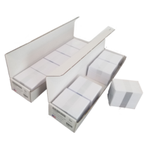 1000 PVC Blank White Premier Cards Graphic Quality CR80 30 mil Qty. 1000