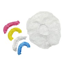 PKFARM 100매 머리스타일보호 비닐망 목욕캡 샤워캡 헤어망 비닐커버 방수 헤어캡, 투명, 100매(1set)