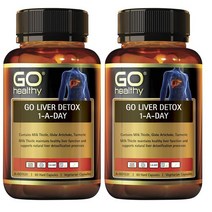 호주 고헬씨 GO Healthy Liver Detox 원어데이 간 리버헬스 60캡슐 2팩