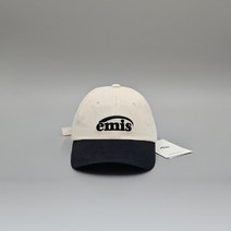 EMIS 이미스 뉴 로고 볼 캡 투 톤 블랙 국내배송