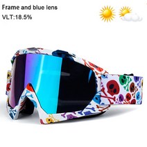 스키장고글 스노우보드고글 전문 스키 고글 이중 레이어 렌즈 김서림 관리 UV400 안경 남성 여성 스노우, 08 H010-blue_01 기타 (ae˚) frequ