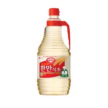 롯데 델가 환만식초 1.8L+1.8L 기획 무침 조림 상큼한 육수 냉면 조미료 발효식초 겉보리, 3개, 1.8L