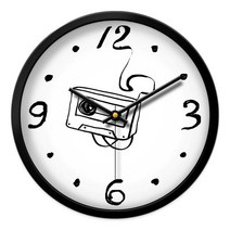 동그란 둥산 원형 낙서 시계 거실 사무실 인테리어 집들이 선물 벽시계