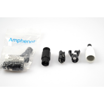 암페놀 Ampenol XLR 캐논 커넥터, 암, 화이트