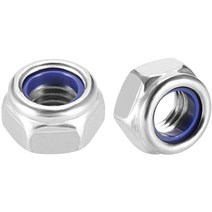 스텐 나일론 너트 볼트 m3 m4 m5 m6 m8 m10 m12 3/8inch 1/2inch 개당 소량 낱개, 스텐 나일론너트, 1/2(연부), 1개