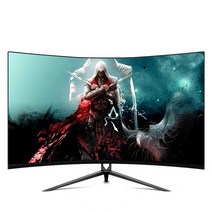 모니터 컴퓨터 4k 38인치 40인치 42인치 60인치 모니터27 인치 블랙 144hz 1080p 레드 곡선 게이밍 컴퓨터, 04 black1k 144hz curved