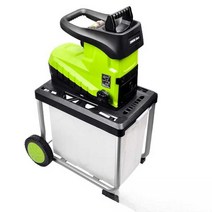 잔가지 파쇄기 분쇄기 나무가지 낙엽 볏짚 절단기, 2800W 분쇄기