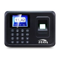 지문 출석 생체 인식 기계 시스템 직원 키패드 전기 시간 시계 레코더 USB 데이터 관리, A01 Attendance_Au 플러그 | 러시아어