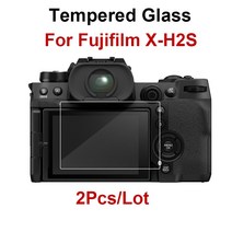 (에서 선박 us) Fujifilm X-H2S 안티 스크래치 HD 투명 카메라 화면 보호 필름 Fuji XH2S 에 대 한 2PCS 강화 유리 화면 보호기, 01 X-h2s
