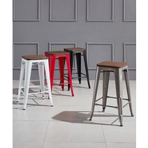 보스가구 톨릭스툴 목방석 시리즈 카페 인테리어 보조, 블루, SH450
