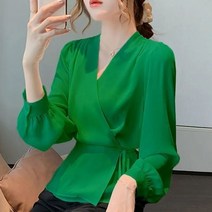펀칭블라우스 스퀘어넥 오프숄더 크롭 퍼프 민소매 쉬폰 여름 반팔 프릴 여성 셔츠 오피스