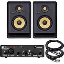 스테인버그 UR12 + KRK RP5 G4 블랙 스피커 패키지