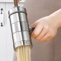 수동 국수 면뽑는 기계 제면기 우동 칼국수 파스타 메이커, 5종틀