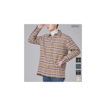 스파오(SPAO) 헤비플란넬 루즈핏 체크 셔츠_SPYC94TC21